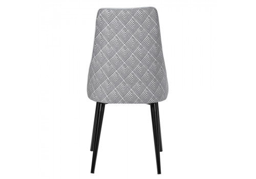 Стул Dave серый с жаккардом