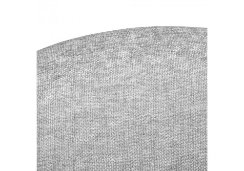 Стул-полукресло Martin серый шенилл, золотые ножки