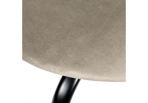 Стул Seven Style латте велюр с чёрными ножками