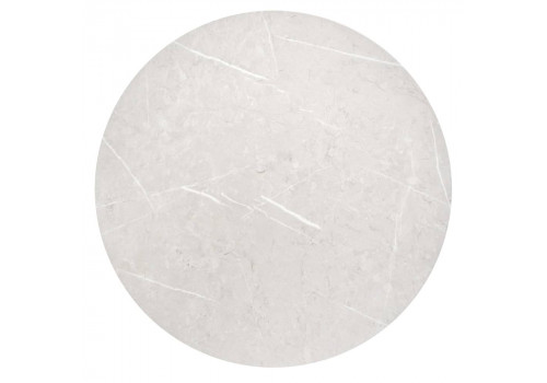 Набор кофейных столиков Tango бежевый мрамор с белыми ножками, 2шт