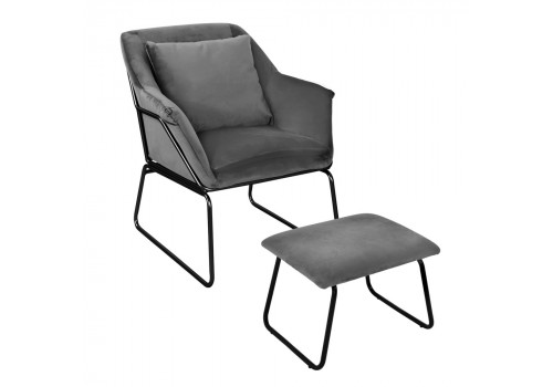 Оттоманка ALEX серый