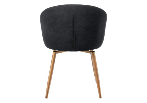 Стул Paola графит, бронза, на поворотном механизме