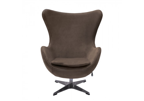 Кресло EGG STYLE CHAIR латте, искусственная замша FR 0647
