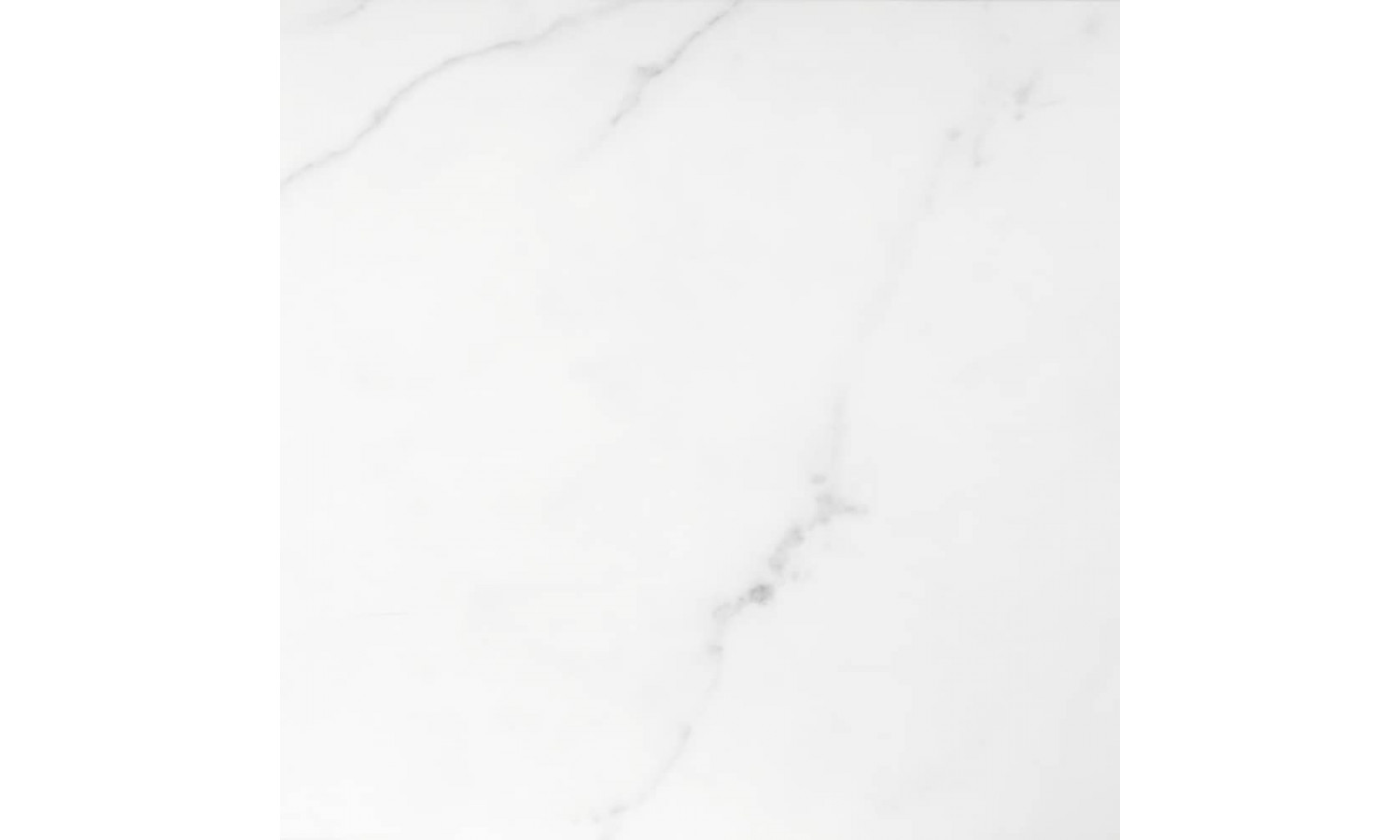 Придиванный столик Loft 35x35см, белый мрамор с белыми ножками