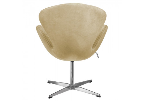 Кресло SWAN STYLE CHAIR карамельный, искусственная замша