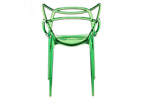 Стул Masters прозрачный зелёный