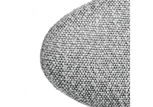 Стул полубарный Lucas светло-серый букле с ножками цвета орех