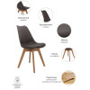 Комплект из 2-х стульев Eames Bon латте