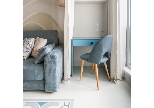 Стул Cleo сине-серый