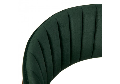 Стул полубарный Turin зеленый с золотыми ножками