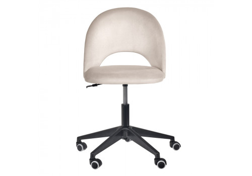 Стул Leo вращающийся на колесиках латте