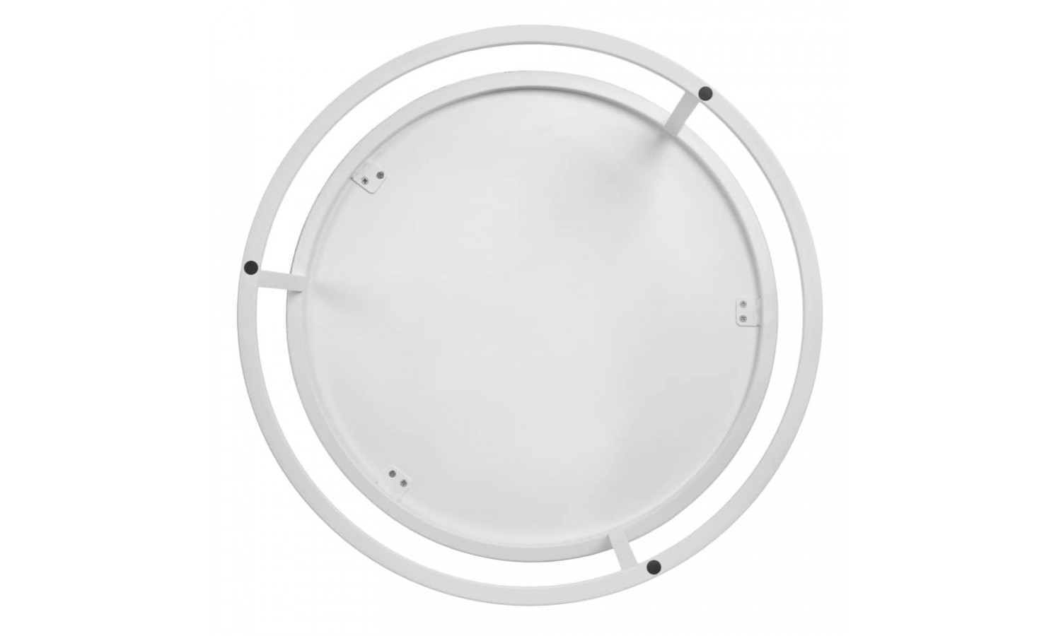 Набор кофейных столиков Tango бежевый мрамор с белыми ножками, 2шт