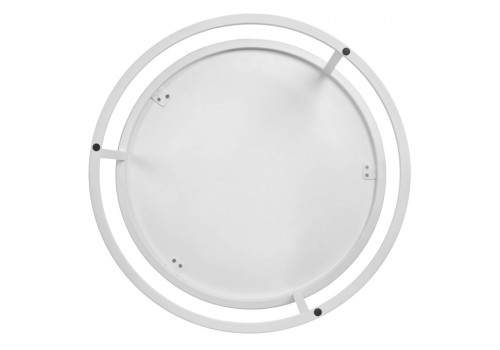 Набор кофейных столиков Tango бежевый мрамор с белыми ножками, 2шт