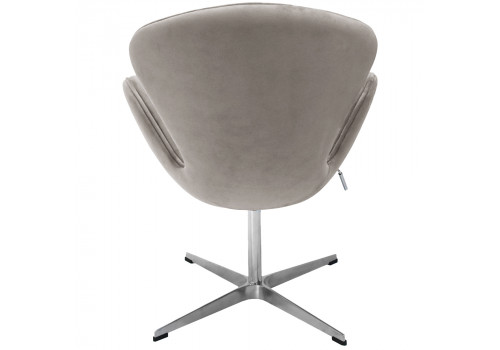 Кресло SWAN STYLE CHAIR латте, искусственная замша