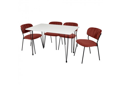 Стол Solution 120x80х75,5см, белый