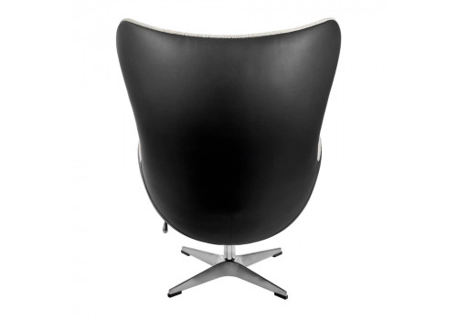 Кресло EGG STYLE CHAIR черный, экокожа