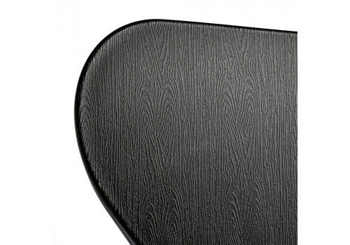 Стул Seven Style чёрный с хромированными ножками