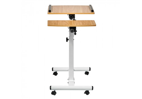 Стол многофункциональный Palma 60x40x62-96см, светлое дерево, белый