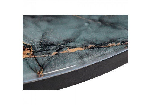 Набор кофейных столиков Tango космический с чёрными ножками, 2шт