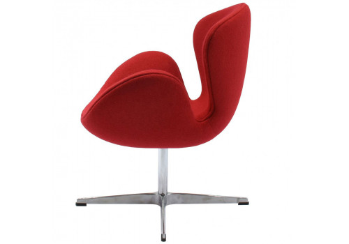 Кресло SWAN CHAIR красный кашемир