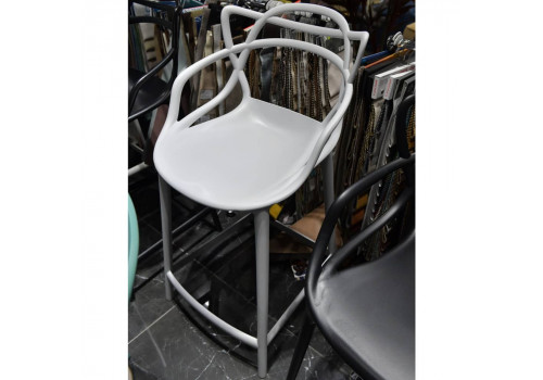 Стул полубарный Masters серый