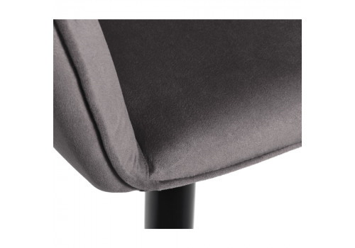 Стул Frida тёмно-серый велюр