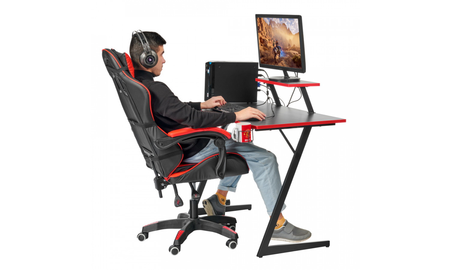 Геймерский стол Basic 110x59x75см