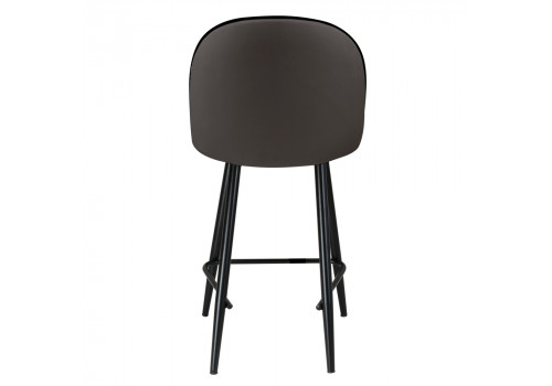 Стул полубарный Vivian графит с черными ножками