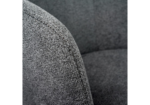 Стул Tess серый шенилл на поворотном механизме