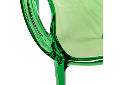Стул Masters прозрачный зелёный