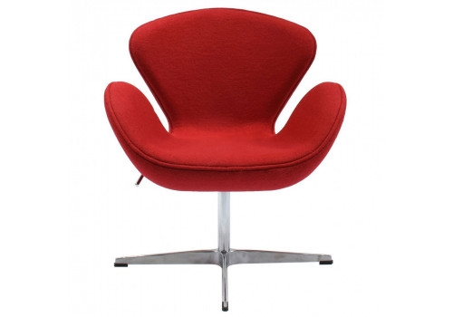 Кресло SWAN CHAIR красный кашемир
