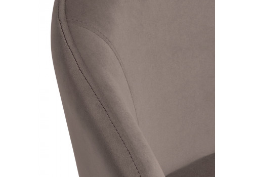 Стул-полукресло Emil латте с золотыми ножками