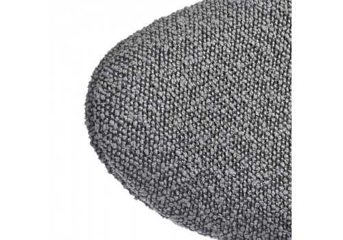 Стул полубарный Lucas тёмно-серый букле с ножками цвета орех