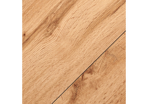 Стол Rudolf круглый раскладной 90-120x90x75см, Дуб Вотан, чёрный