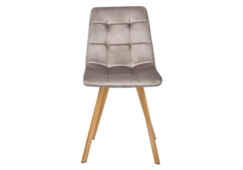 Стул Easy латте с ножками под дерево