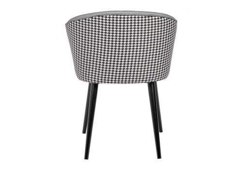 Стул Paola тёмно-серый с жаккардом