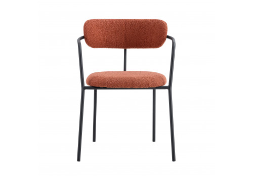 Стул Ant букле терракотовый