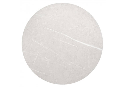 Набор кофейных столиков Tango бежевый мрамор с белыми ножками, 2шт