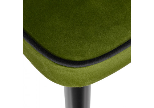 Стул Paola зеленый с жаккардом