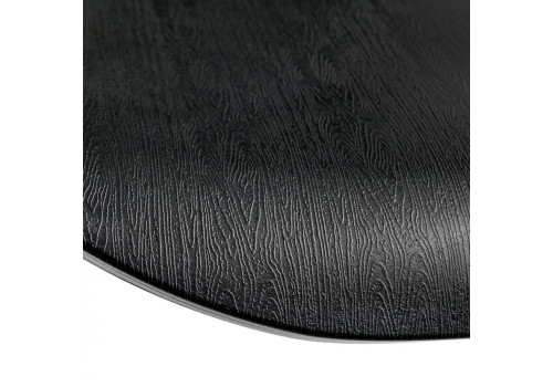 Стул Seven Style чёрный с хромированными ножками