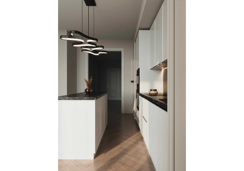 Кухня GARDA белый снег