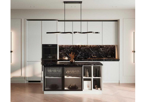 Кухня GARDA белый снег