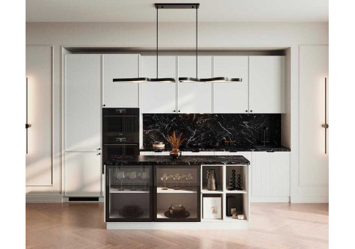 Кухня GARDA белый снег