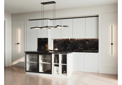 Кухня GARDA белый снег