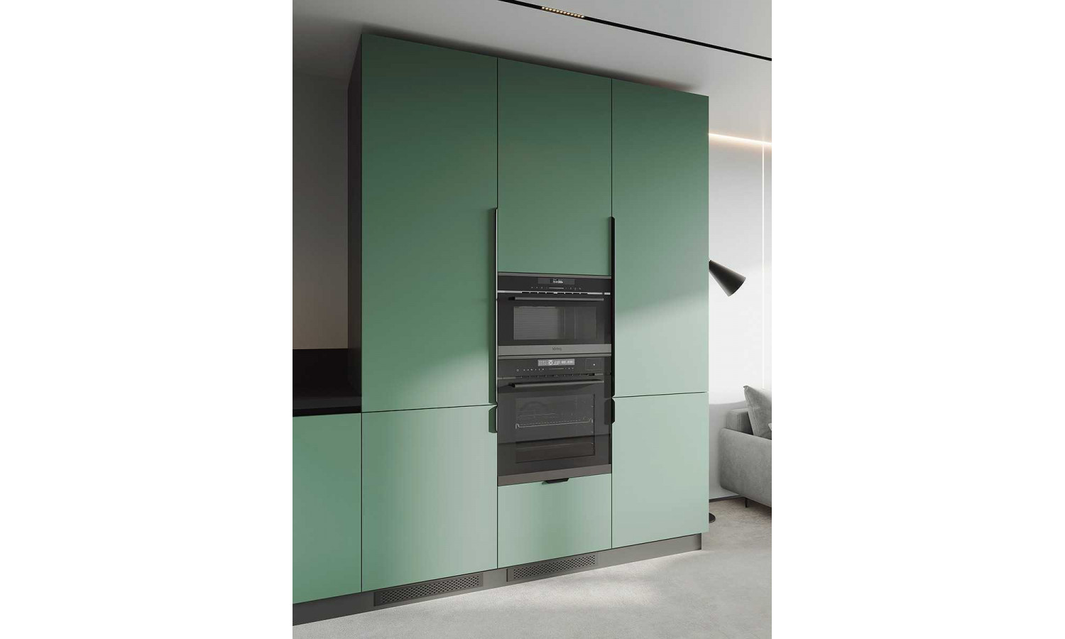 Кухня TOUCH мята