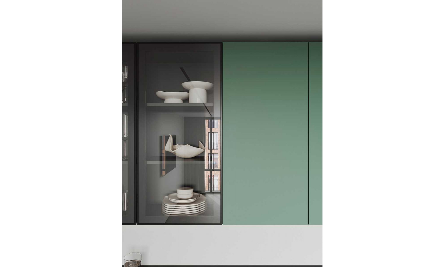 Кухня TOUCH мята