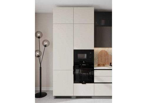 Кухня Flat & Velvet грей / белый снег