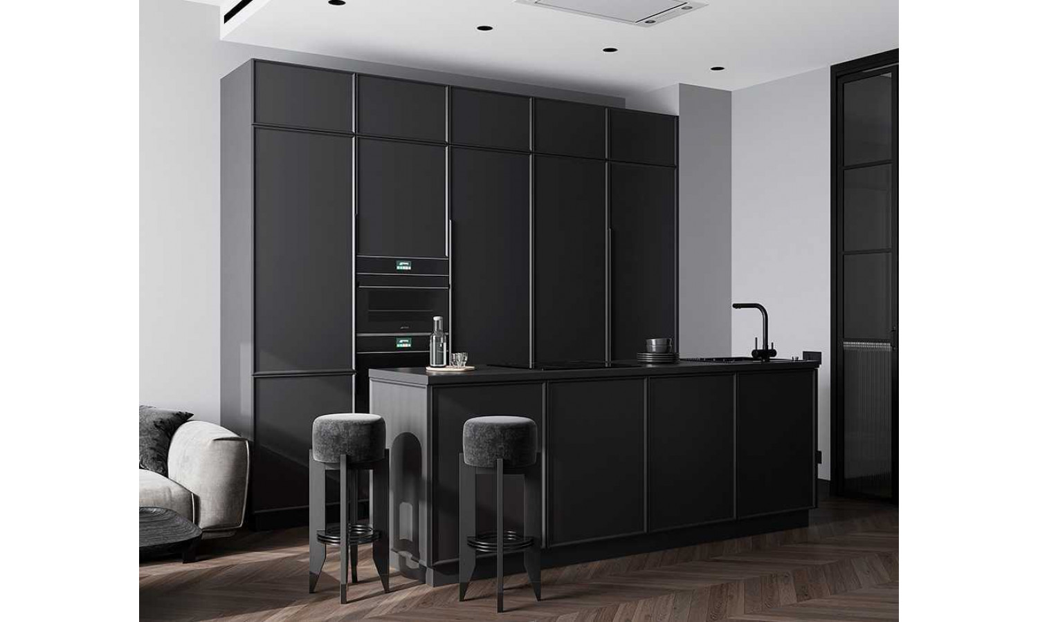 Кухня GARDA антрацит