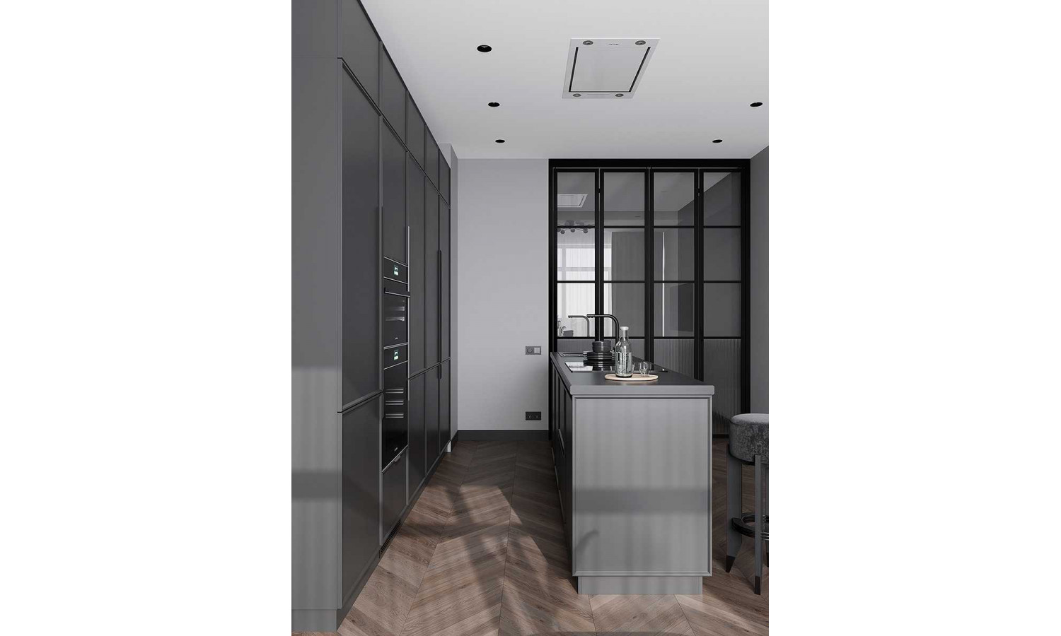 Кухня GARDA антрацит