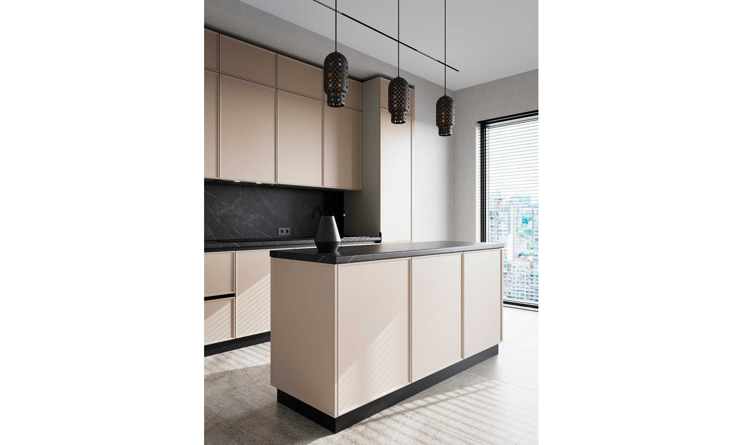 Кухня GARDA бежевый